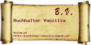 Buchhalter Vaszilia névjegykártya